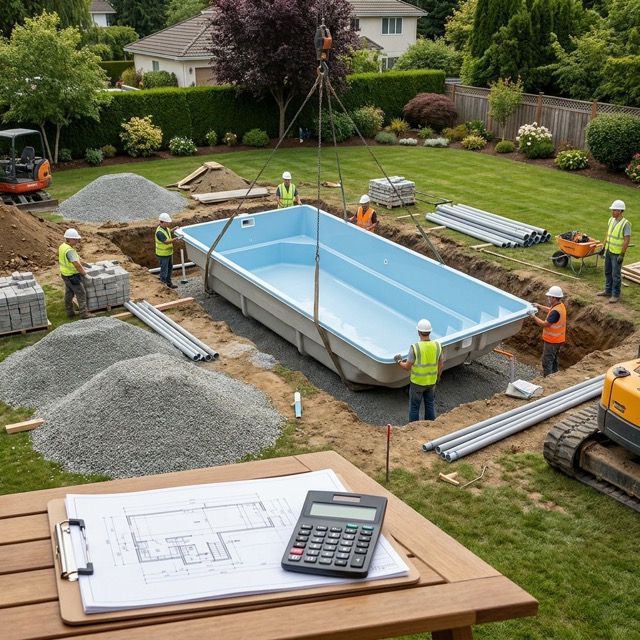 fiberglass pool installation estimate Maine - factors that affect total cost