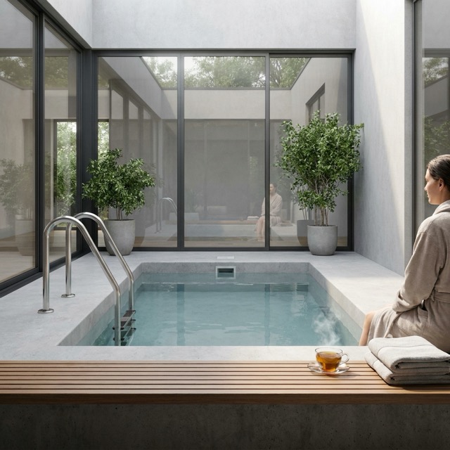 cold plunge pool Maine - therapeutic and lifestyle uses