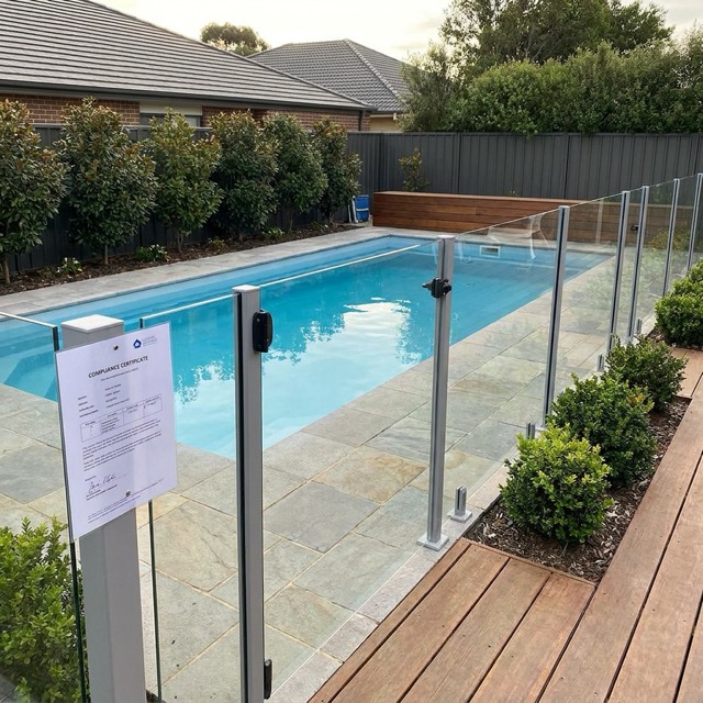 fiberglass pool permit requirements Maine - fence and barrier compliance