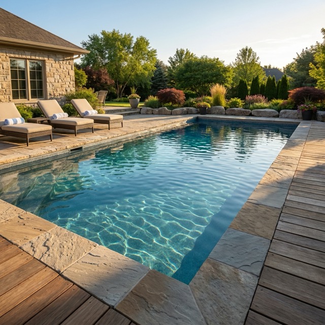 saltwater pool Maine - softer water and easier maintenance