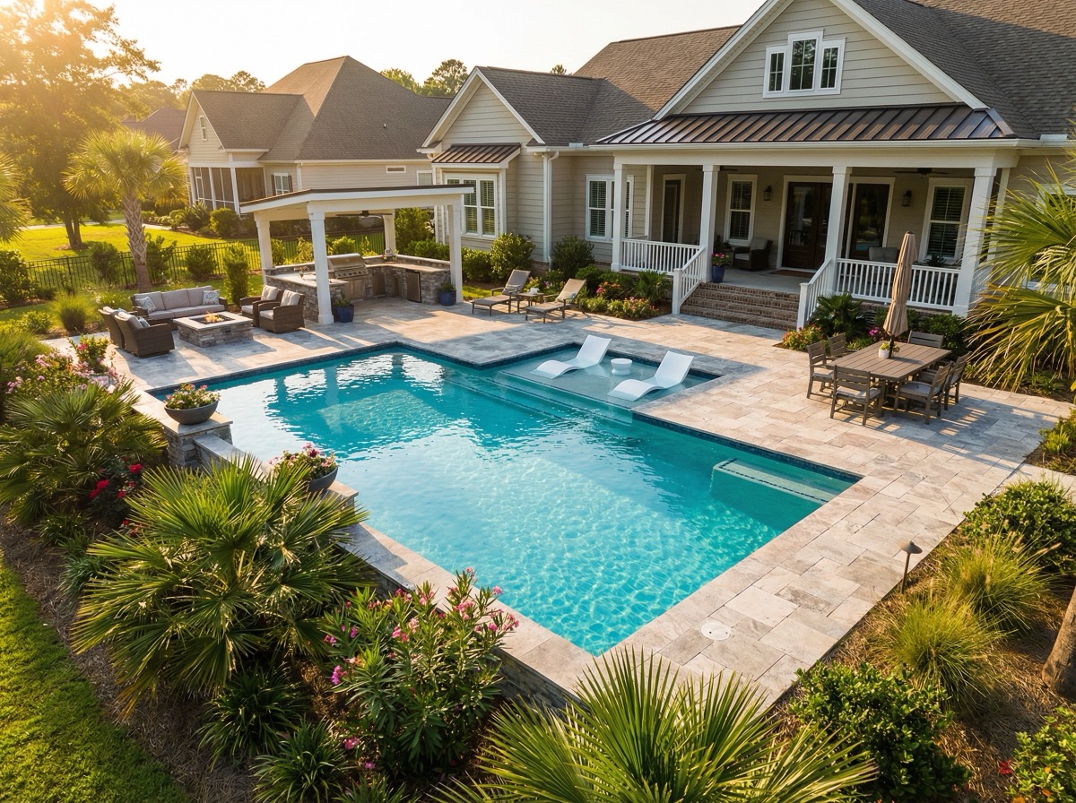 Fiberglass pools in Maine